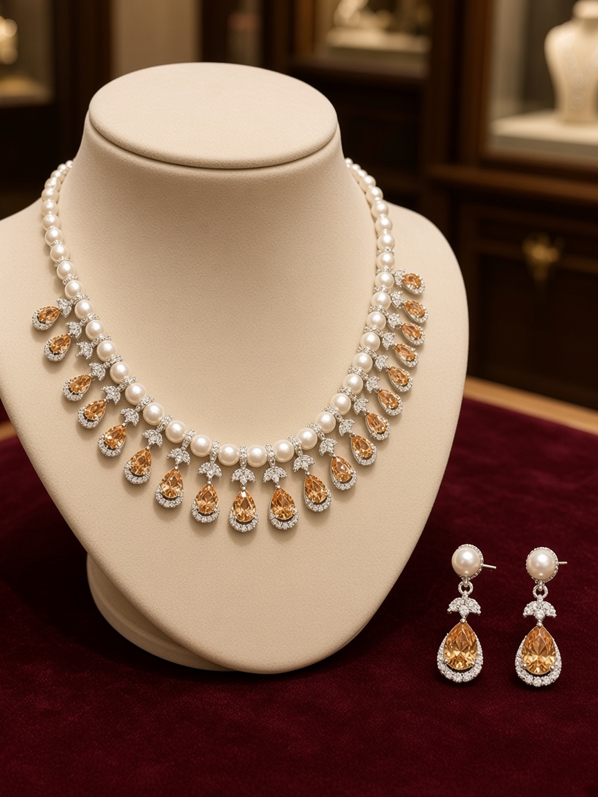 Champagne Pearl Set