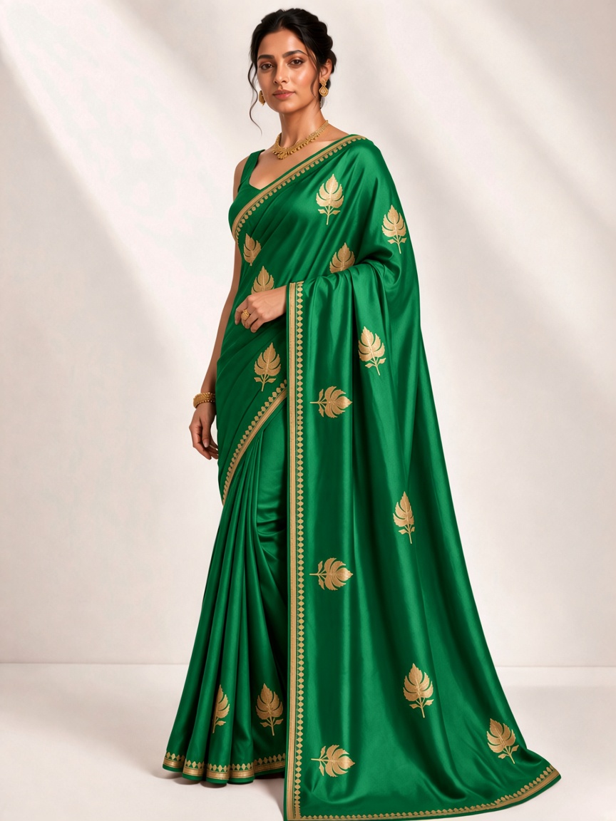 Emerald Tilla Saree